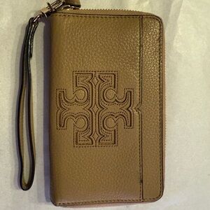 Tory Burch Tan Leather Wallet